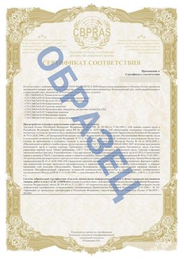 Образец Приложение к СТО 01.064.00220722.2-2020 Урюпинск Сертификат СТО 01.064.00220722.2-2020 